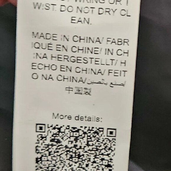 Shein BAE Open Front Contrast Fuzzy Sequin Coat. XL. NWOT - Picture 10 of 10